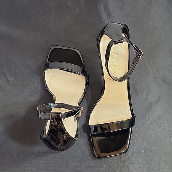 BRAND NEW ROUGE HELUIM SQUARE TOE ADJUSTABLE ANKLE AND ONE BAND STRAP SANDAL - Picture 11 of 16